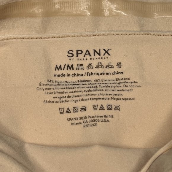 SPANX Higher Power Short Tummy Control High-Waisted Power Short 2745 Nude M - Picture 3 of 11